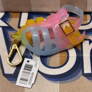 NWT B&BW Jelly Sandal pocketbac keychain and 1 NEW REFILL